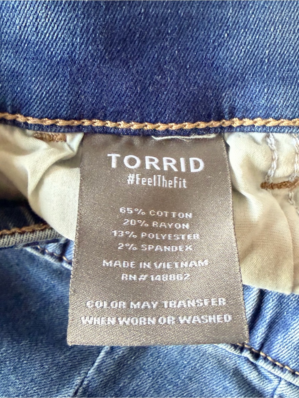 torrid Light Blue Cropped Denim Jogger Jeans - Picture 5 of 8